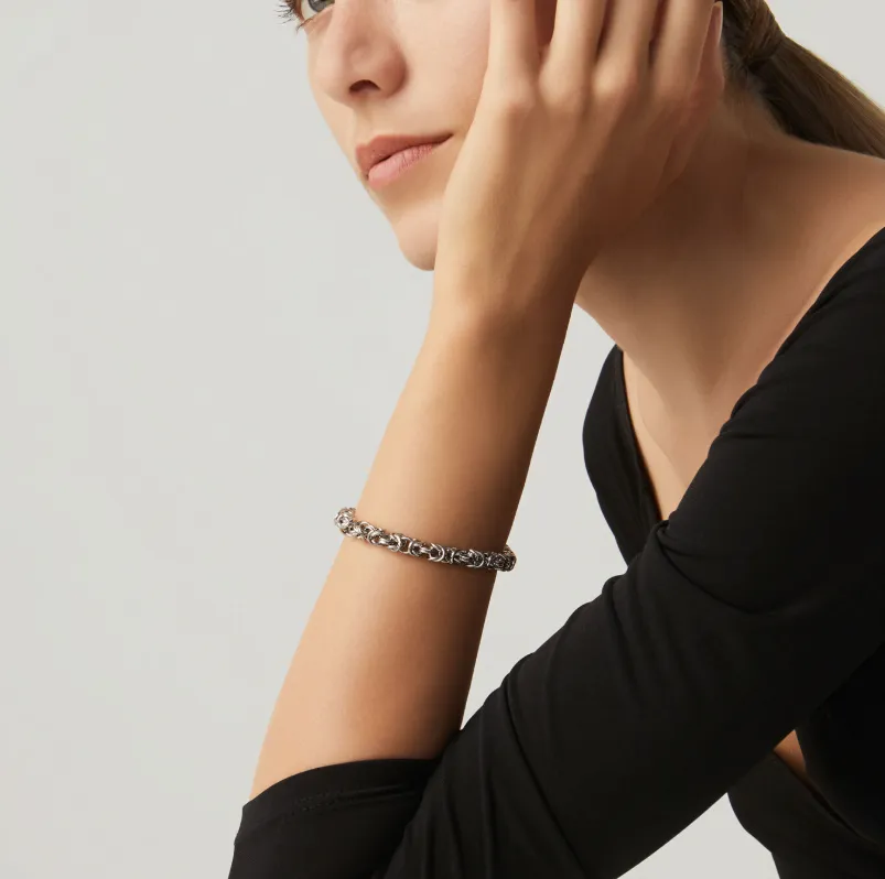 Bracciale Bizantina indossato