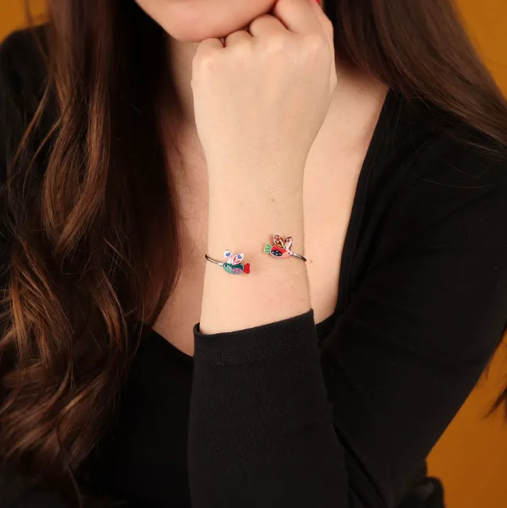 Bracciale Dans les Nuages indossato