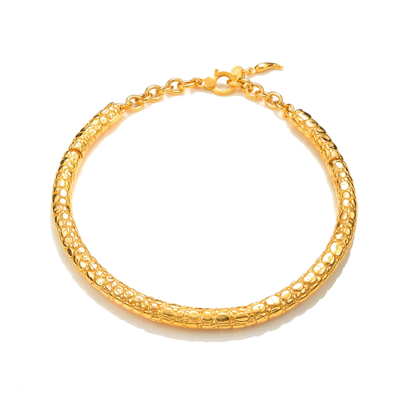 Collana Croco Light Gold