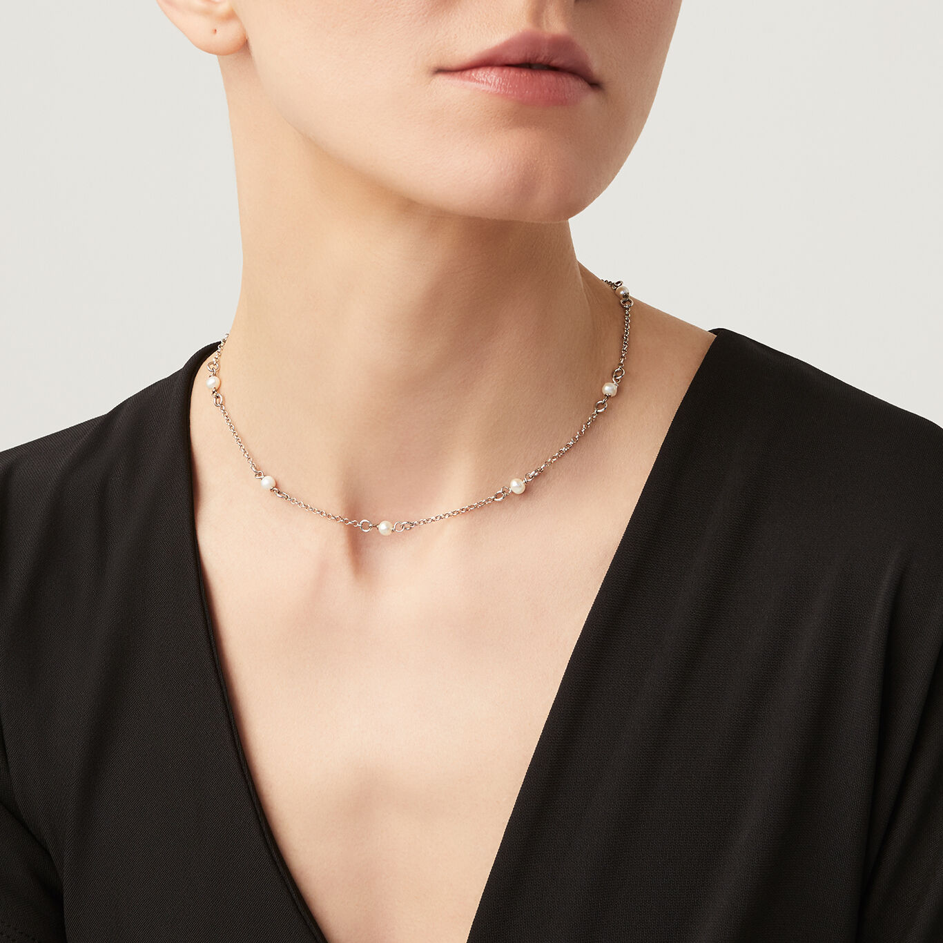 Collana Perle Gioia indossata